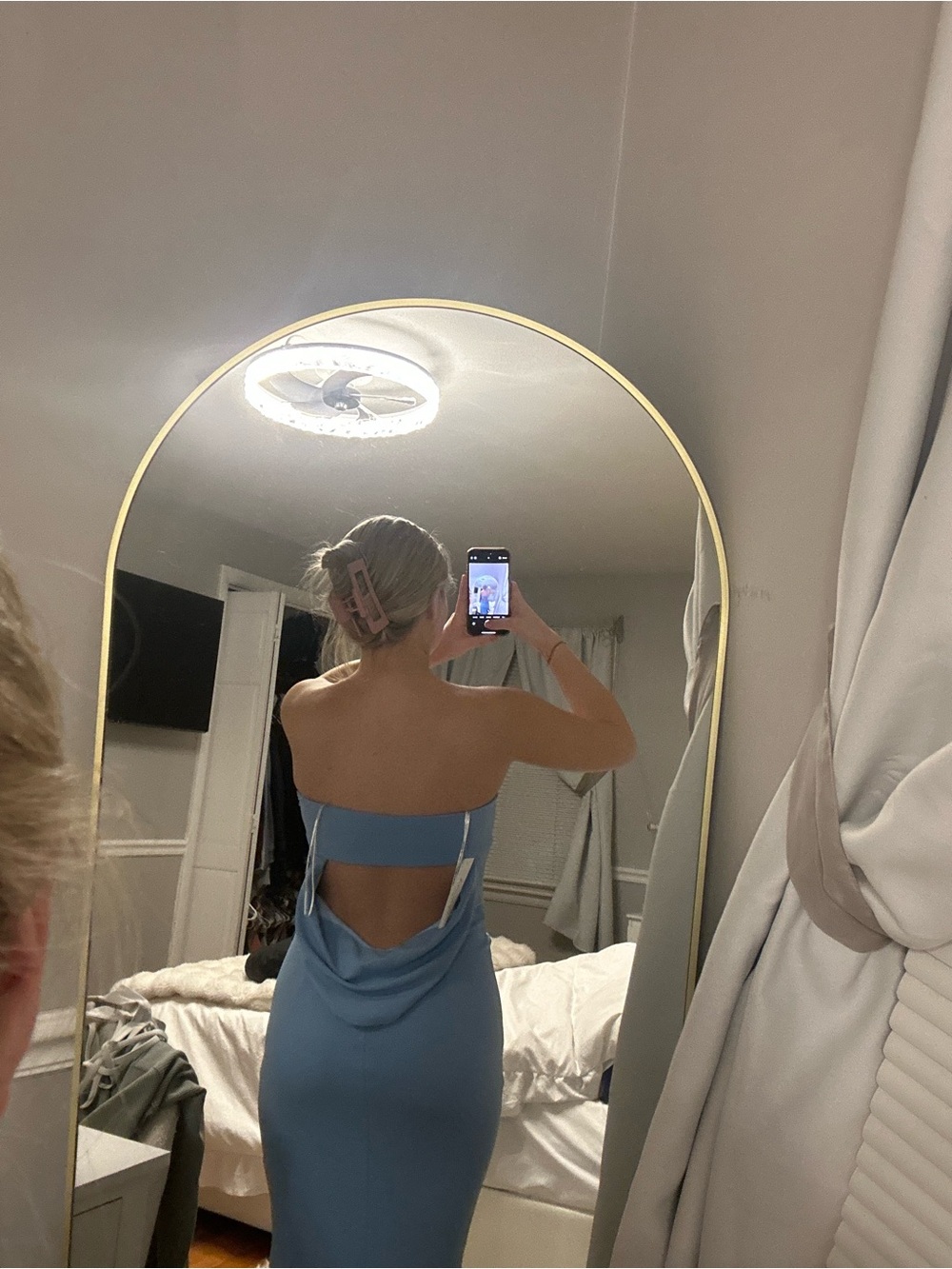 REVOLVE X Mary Kate Gown in French Blue